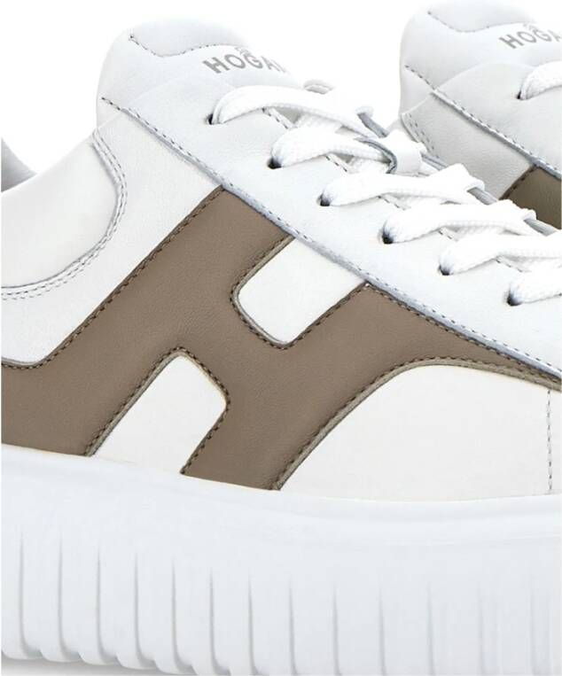 Hogan Witte en beige sneakers voor heren White Heren