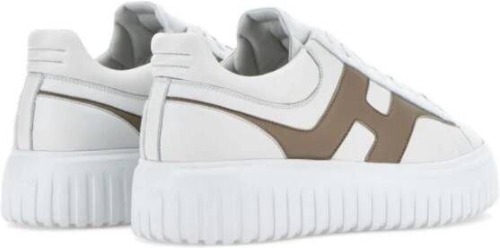 Hogan Witte en beige sneakers voor heren White Heren