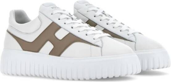 Hogan Witte en beige sneakers voor heren White Heren