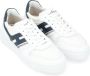 Hogan Witte en Blauwe Leren Sneaker White Heren - Thumbnail 3