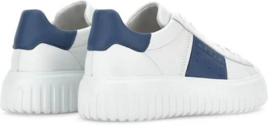 Hogan Witte en Blauwe Sneakers voor Mannen White Heren