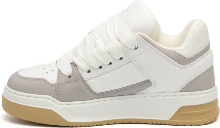 Hogan Witte en grijze leren sneakers White Dames