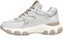 Hogan Witte en platina leren sneakers White Dames - Thumbnail 3