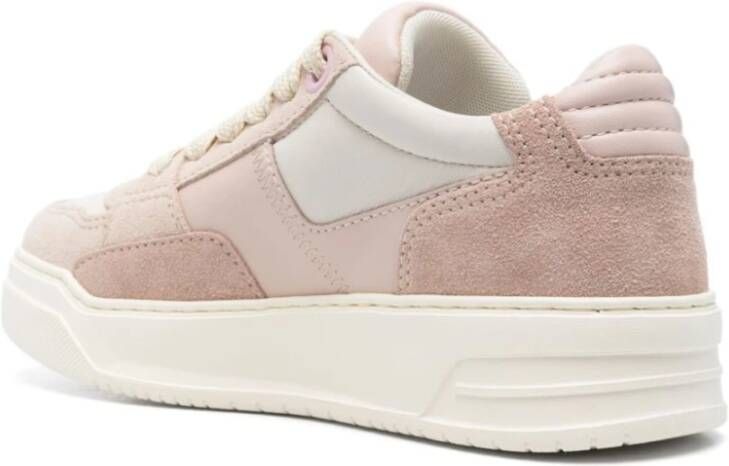 Hogan Witte en roze sneakers voor vrouwen Pink Dames