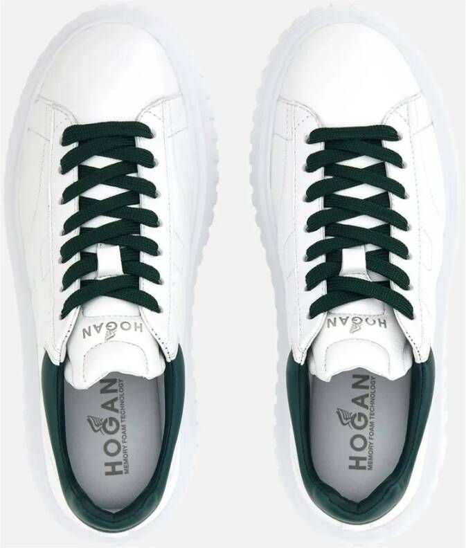 Hogan Witte H-Stripes Sneakers Wit Dames