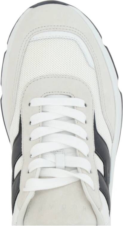 Hogan Witte lage sneakers met H-detail White Heren