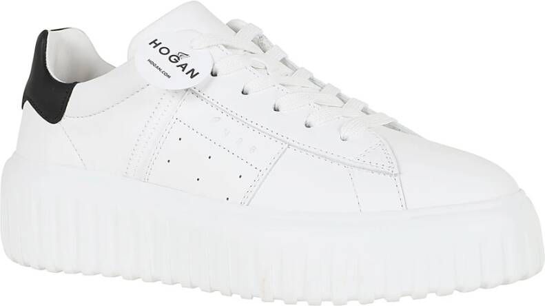 Hogan Witte Leren Dames Sneakers White Dames