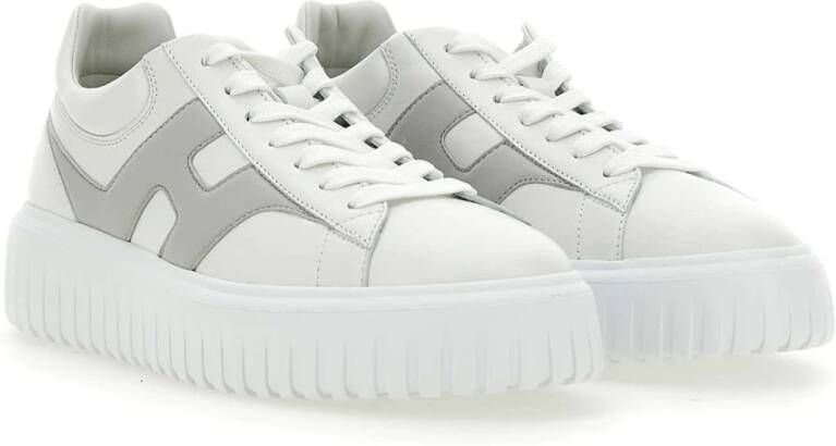 Hogan Witte Leren Heren Sneakers White Heren