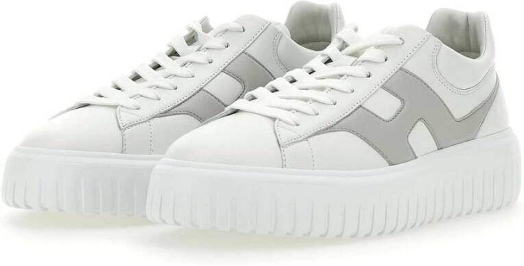 Hogan Witte Leren Heren Sneakers White Heren