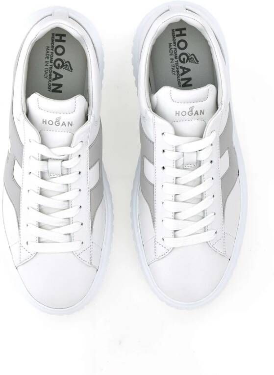 Hogan Witte Leren Heren Sneakers White Heren