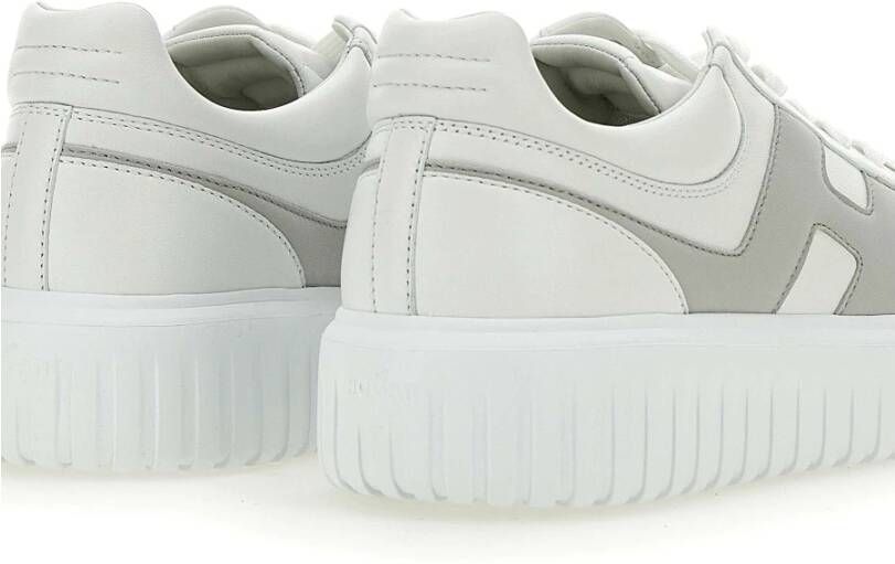 Hogan Witte Leren Heren Sneakers White Heren