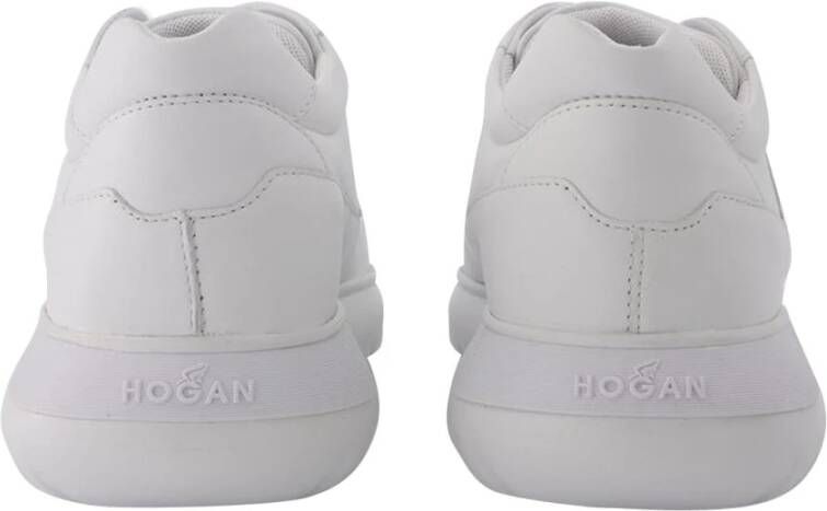 Hogan Witte Leren Interactive3 Sneakers Wit Heren