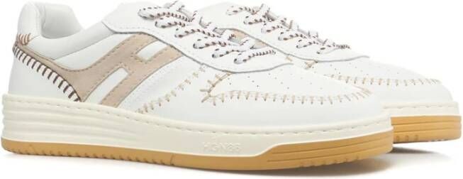 Hogan Ivory Leren Sneakers met Memory Foam Beige Dames - Foto 8