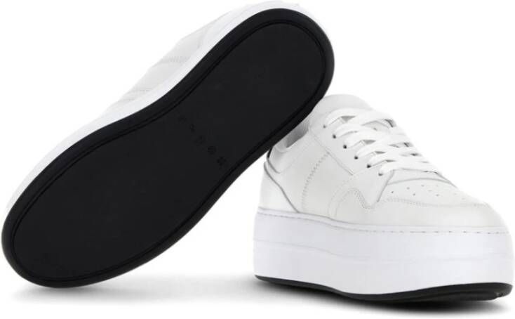 Hogan Witte Leren Sneakers Aw24 White Dames