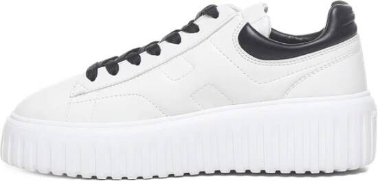 Hogan Witte Leren Sneakers Memory Foam Zool White Dames