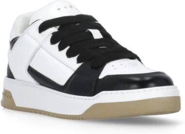 Hogan Witte Leren Sneakers met Ademende Details White Heren