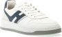 Hogan Witte Leren Sneakers met Blauwe Details White Heren - Thumbnail 2