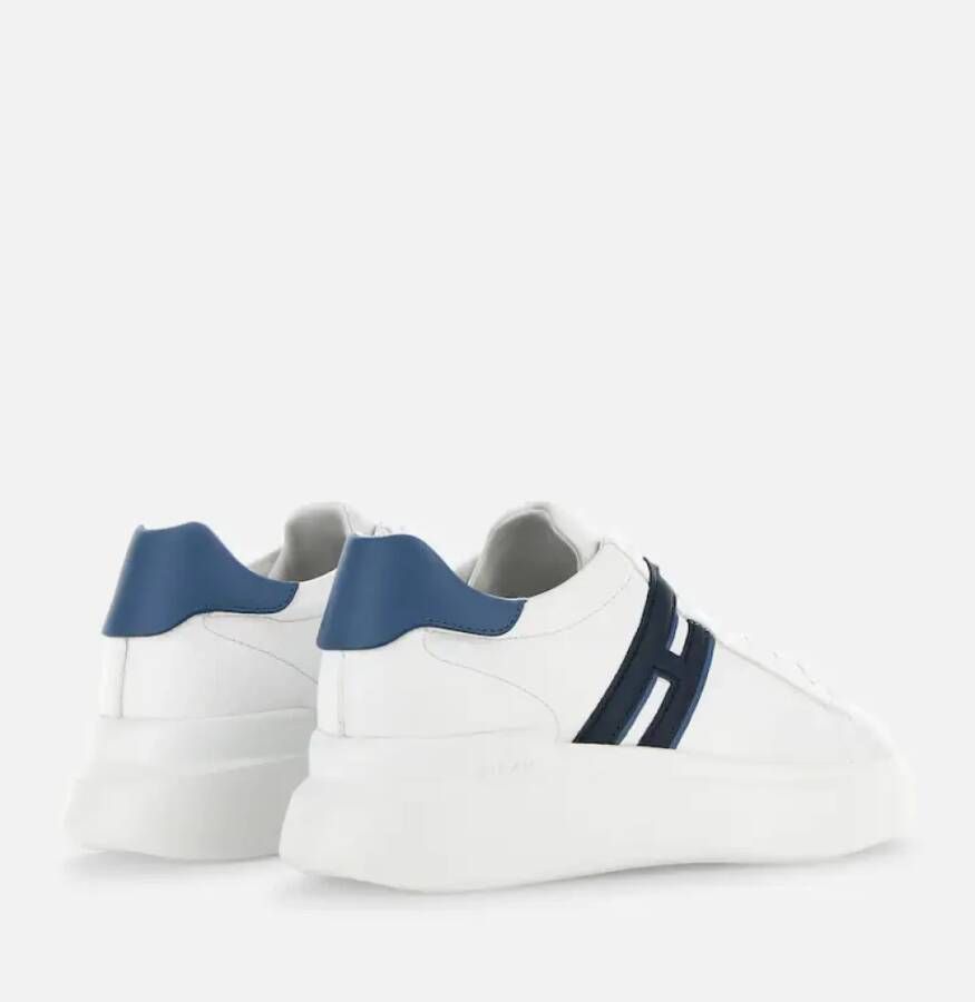 Hogan Witte Leren Sneakers met Geheugenschuim White Heren