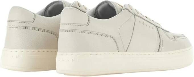 Hogan Witte leren sneakers met geheugenschuim White Heren