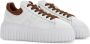 Hogan Witte Leren Sneakers met H-Stripes White Heren - Thumbnail 2