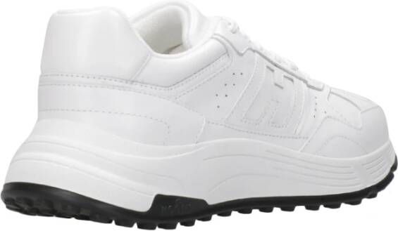 Hogan Witte Leren Sneakers met Iconisch H-Logo White Heren