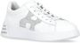 Hogan Witte Leren Sneakers met Lurex Details White Dames - Thumbnail 3