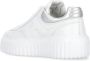 Hogan Witte Leren Sneakers met Metalen Detail White Dames - Thumbnail 4