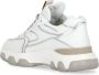 Hogan Witte Leren Sneakers met Metalen Inzetstukken White Dames - Thumbnail 3