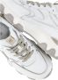 Hogan Witte Leren Sneakers met Metalen Inzetstukken White Dames - Thumbnail 5