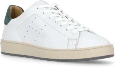 Hogan Witte Leren Sneakers met Openwerkdetails White Heren