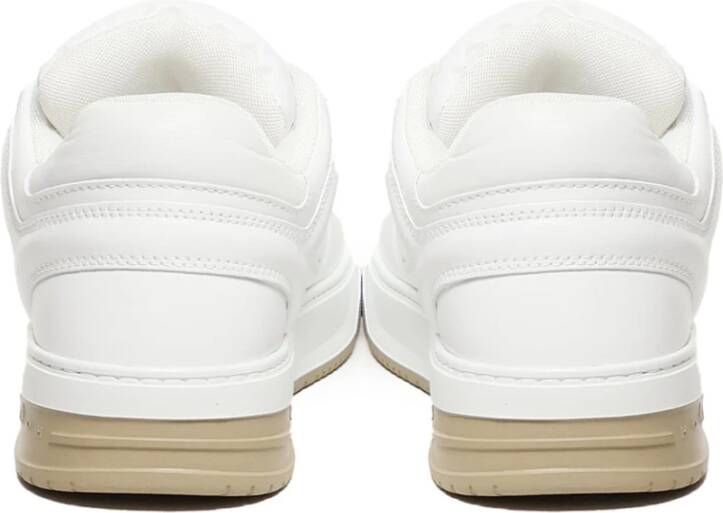 Hogan Witte Leren Sneakers met Rubberen Zool White Heren