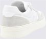 Hogan Witte leren sneakers met suède accenten White Heren - Thumbnail 2