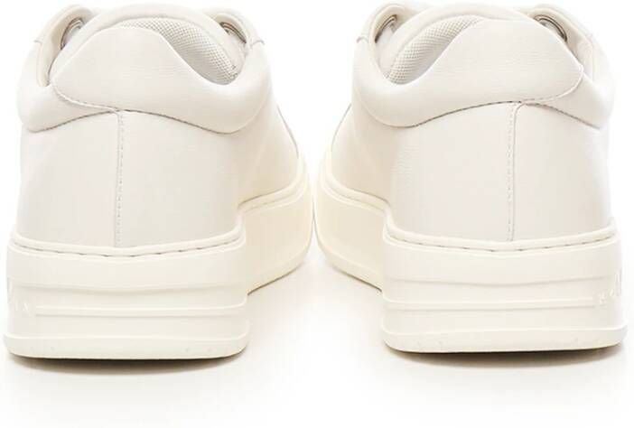 Hogan Witte Leren Sneakers met Suède Details White Heren