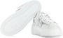 Hogan Witte Leren Sneakers Metallic Finish White Dames - Thumbnail 3