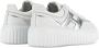 Hogan Witte Leren Sneakers Metallic Finish White Dames - Thumbnail 4