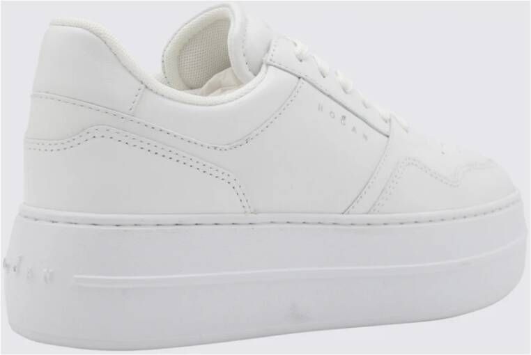 Hogan Witte Leren Sneakers Oversized Zool White Dames