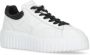 Hogan Witte Leren Sneakers Ronde Neus White Dames - Thumbnail 2