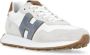 Hogan Witte Leren Sneakers Ronde Neus White Heren - Thumbnail 3