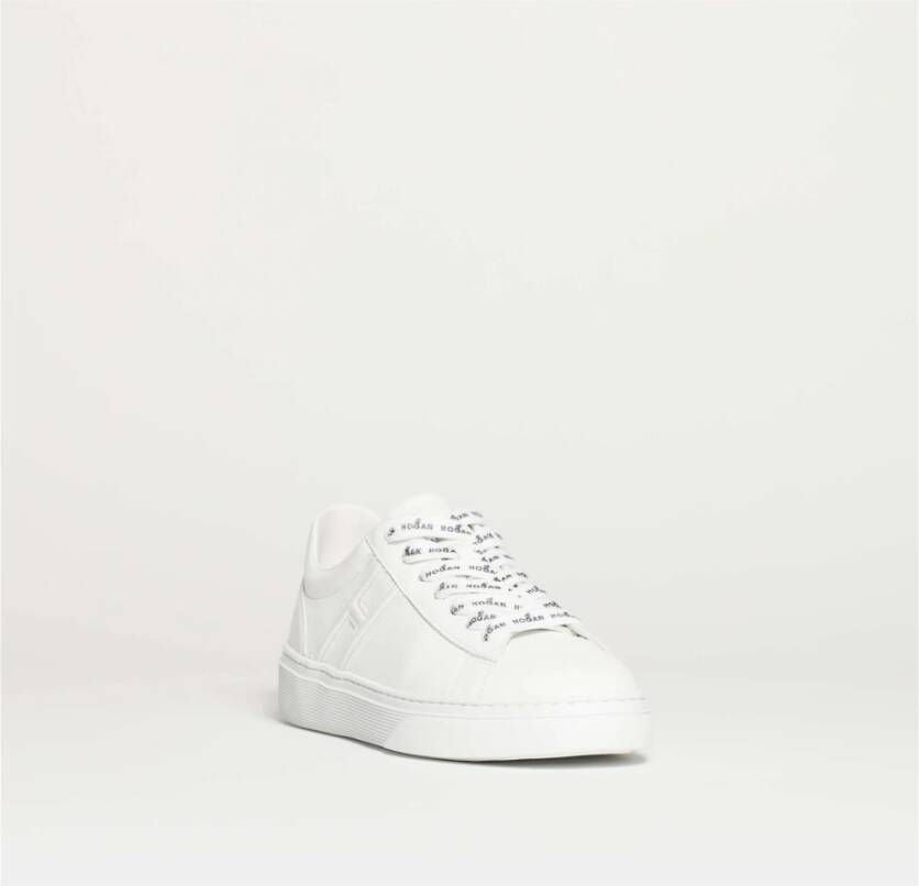 Hogan Witte Leren Sneakers Ss23 White Dames