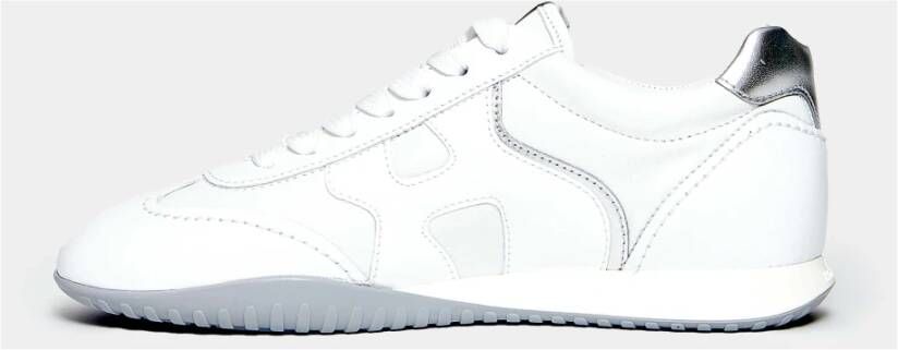 Hogan Witte Leren Sneakers Ss23 White Dames