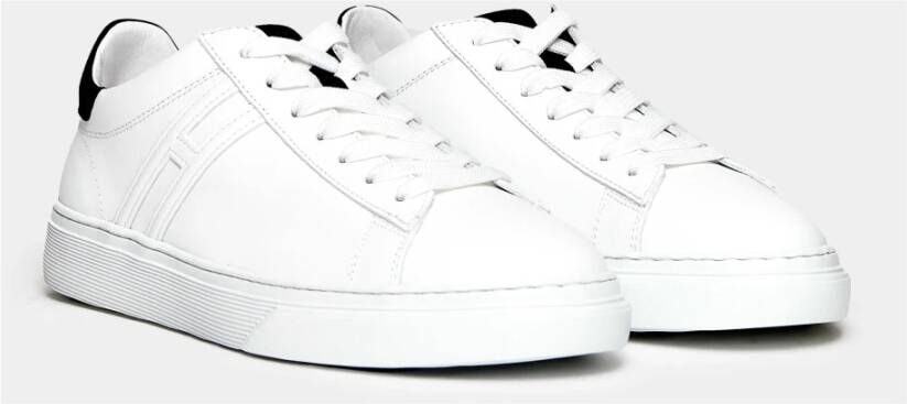 Hogan Witte Leren Sneakers Ss23 White Heren