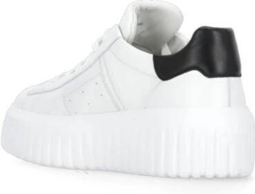 Hogan Witte Leren Sneakers voor Vrouwen White Dames