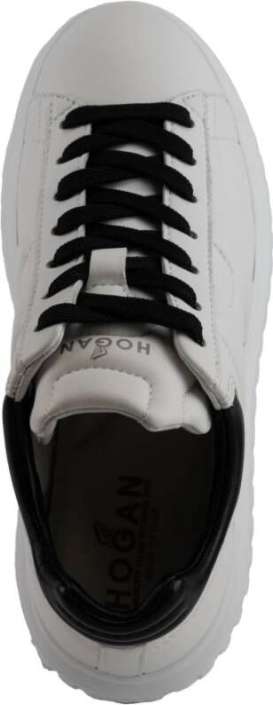 Hogan Witte Leren Veterschoenen White Dames