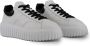 Hogan Witte Leren Veterschoenen White Dames - Thumbnail 4