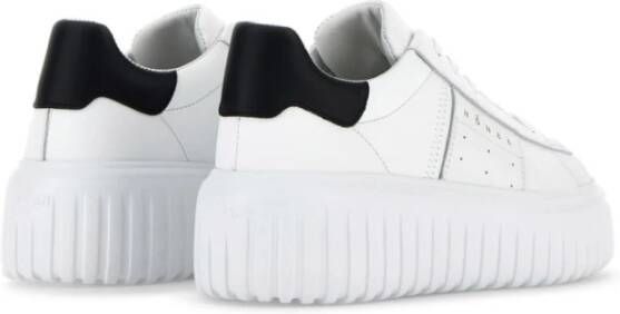 Hogan Witte platte schoenen met geheugenschuim White Dames