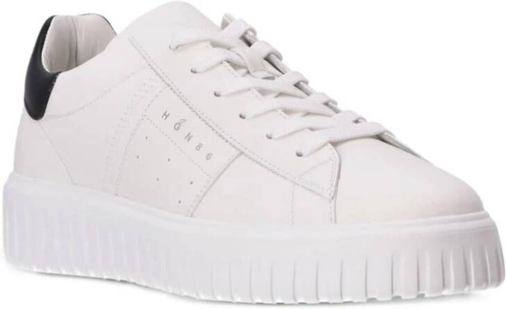 Hogan Witte platte schoenen met geheugenschuim White Heren