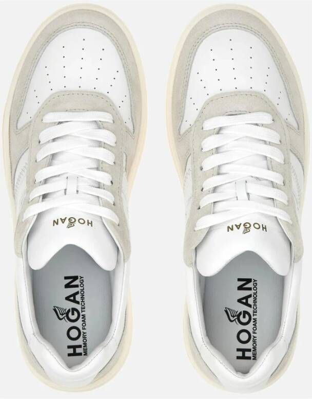 Hogan Witte platte schoenen voor vrouwen White Heren