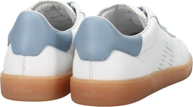 Hogan Witte Platte Schoenen White Dames