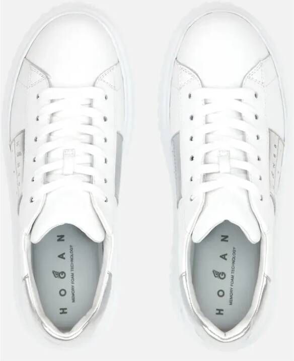 Hogan Witte platte schoenen White Dames