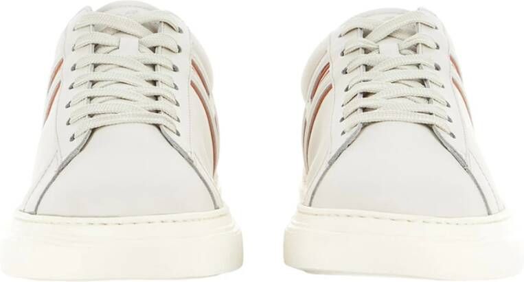 Hogan Witte Platte Schoenen White Heren